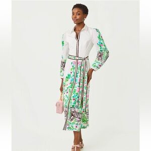 NWT Lilly Pulitzer luanne stretch midi shirtdress